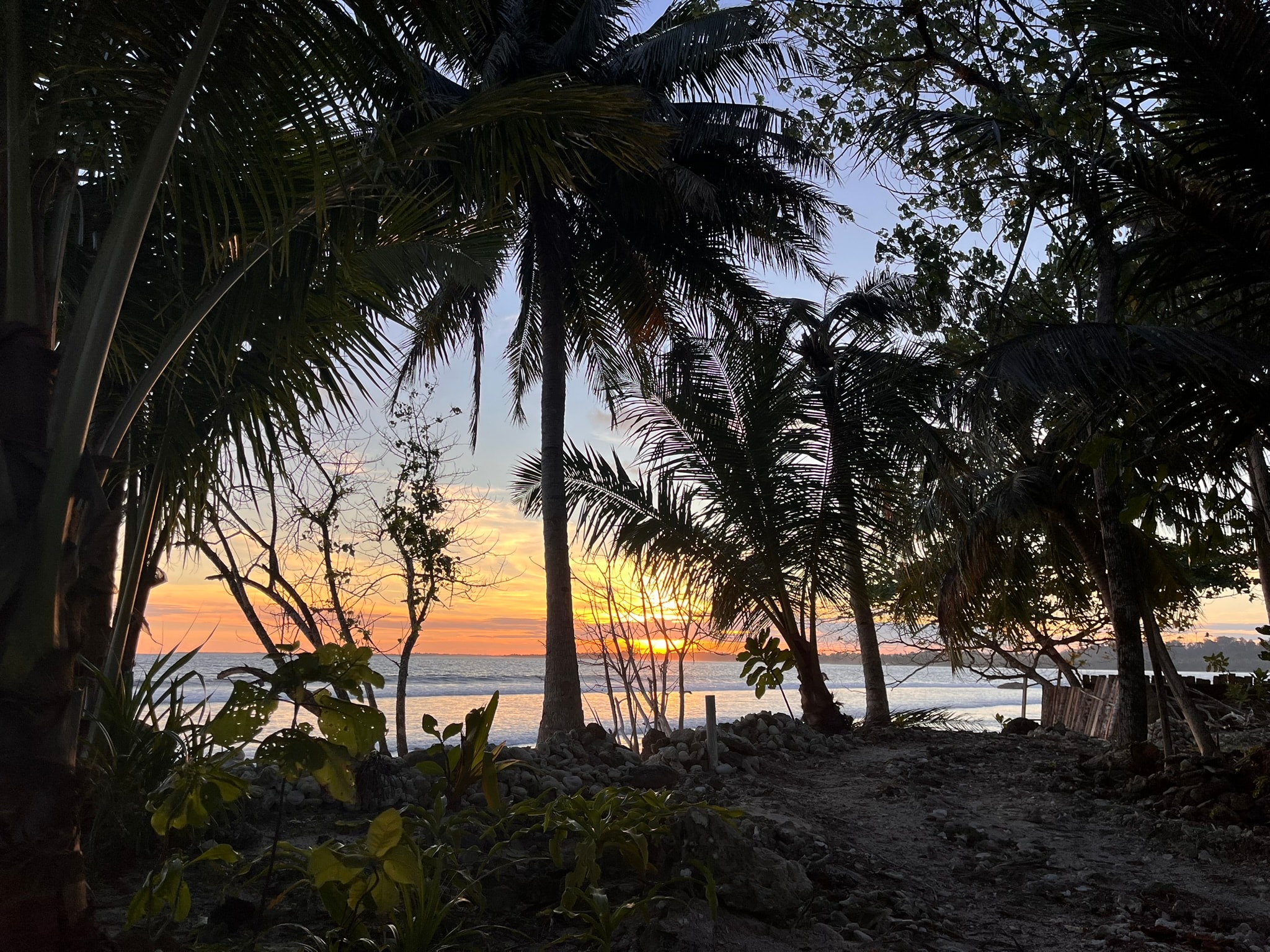 Ocean sunset Indonesia